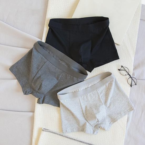 Мужские боксеры, эластичные, мягкие, со средней талией, антисептические, однотонные, дышащие, U-образные, выпуклые, бесшовные, мужские трусы больших размеров, нижнее белье