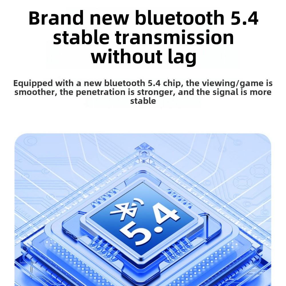The New Wireless Bluetooth Headset Does Not Fit The Ear Hanging Sports Driving Dual-wheat Noise Reduction Ultra-long Endurance