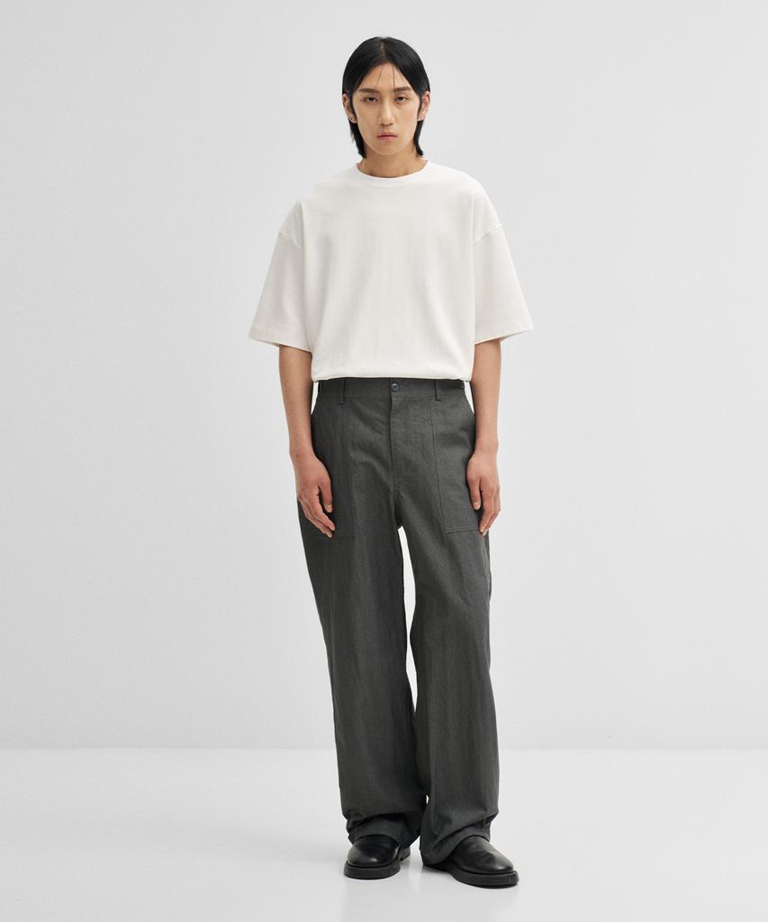 ANOTHER OFFICE Cushy Baker Pants (Peppercorn)
