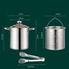 3L Deep Fryer Pot Small Stainless Steel Deep Frying Pot  Fish Pot Japanese Tempura Fry Pot for Kitchen French Fries Chicken