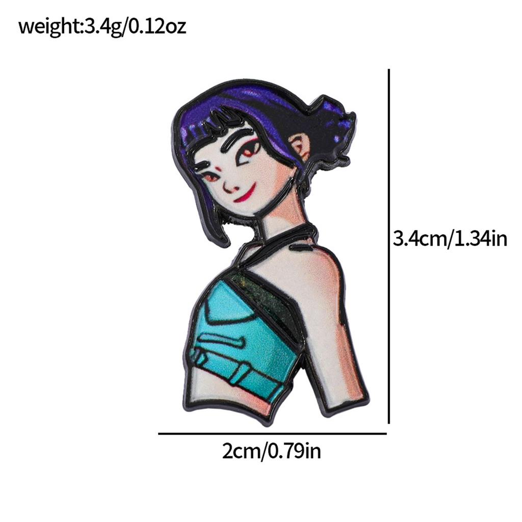 Metal Badge Animation Character Alloy Brooch Accessories