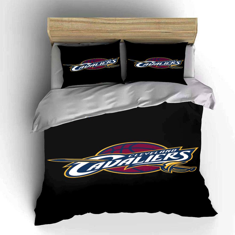 Basketball Cleveland Cavaliers logo. Bedding sets Duvet cover sets Duvet covers Pillowcases(1 * Duvet Cover 2 * Pillowcases without duvet insert)