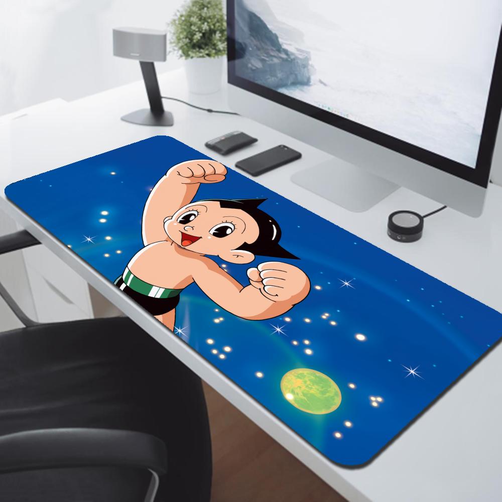 Astro Boy Anime Gaming Office Desk Pads Large For Computer Non-slip Lockedge Mouse Pad