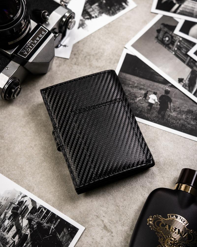 Carbon Gift Set with Wallet and Keychain - Peterson