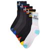 Norfolk & Way Mens Text Socks (Pack of 6)