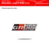Алюминиевая спортивная наклейка с логотипом Toyota GR для рулевого колеса и кузова GR86