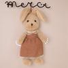 Clothes Long Ears Rabbit Doll Plush Toy Little White Rabbit Doll Girls Accompany Soothing Ragdoll