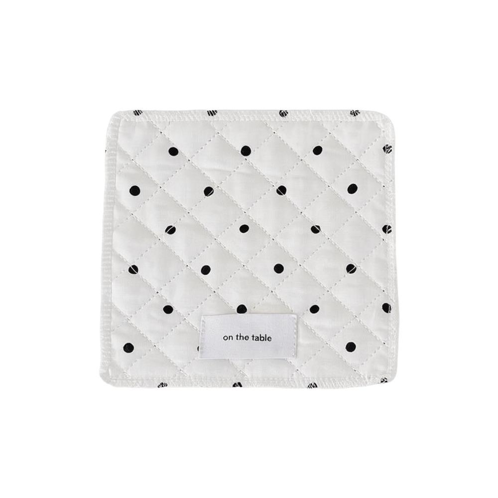 Cotton Heart Shaped Placemat Insulated Cup Mat Cute Kitchen Table Mat Kitchen