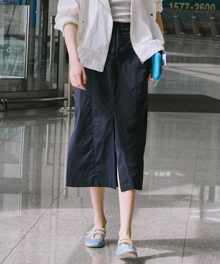 Marop 3105 Nylon Skirt (Navy)