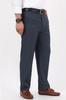 Мужские брюки больших размеров Мужские классические темно-синие тканевые брюки больших размеров