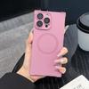 Противоударный магнитный чехол с воздушной подушкой для iPhone 16 15 14 13 12 Pro Max Plus Защита стеклянной линзы Простая силиконовая крышка Magsafe