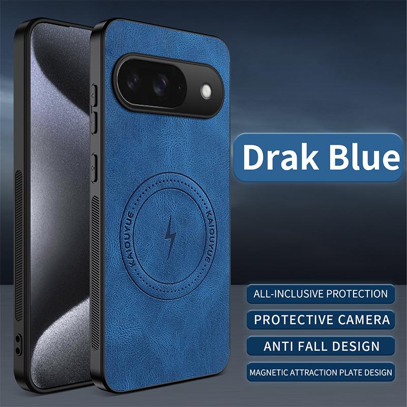 Для Google Pixel 9 Кожаный чехол с магнитной застежкой Lightning Для Google Pixel 9 Pro XL 9A Ультратонкий Удобный чехол для телефона Pixel 9 Pro