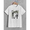 Имитация статуи Искусство Изображения Принт Футболка Мужская Повседневная Хлопковая Летняя Футболка Одежда Уличная Одежда Хип-Хоп Уличные Футболки Большие Размеры