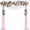 Outdoor Wedding Arch Flower Decoration Simulation Flower Welcome Flower Wedding Scene Arrangement Opening Pendant Simulation Flower 4 Pieces