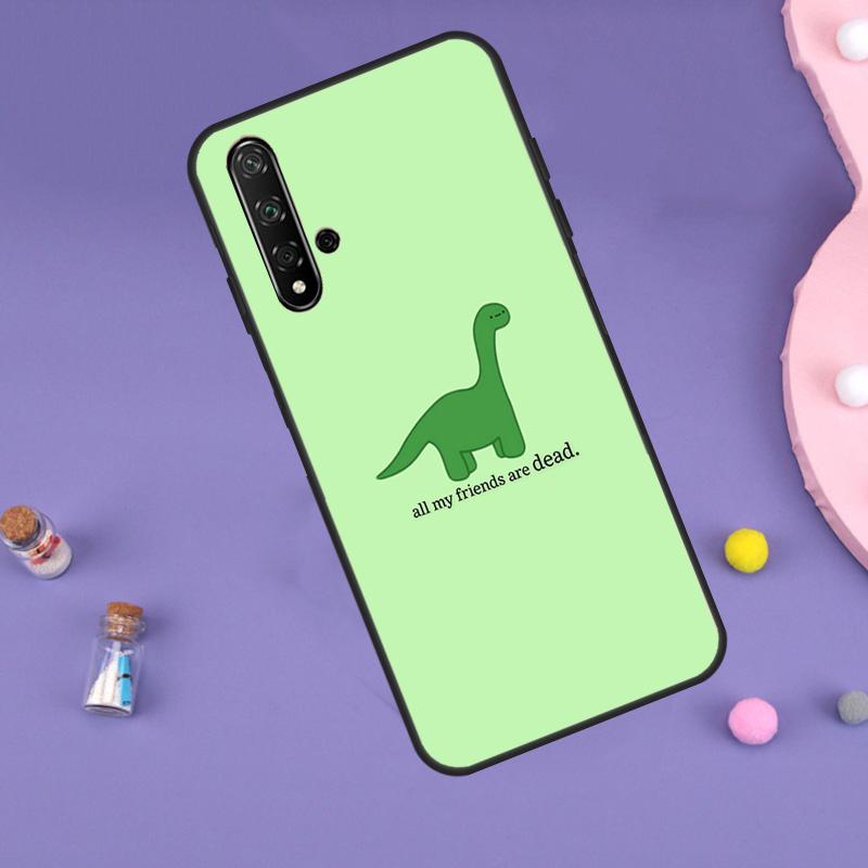 Dinosaur Pattern Case For Huawei P30 P20 P40 Lite Nova 5T 11i 8i 3i 9 10 SE 11 Pro Y90 Y70 Y61 Y60 Y91 Cover