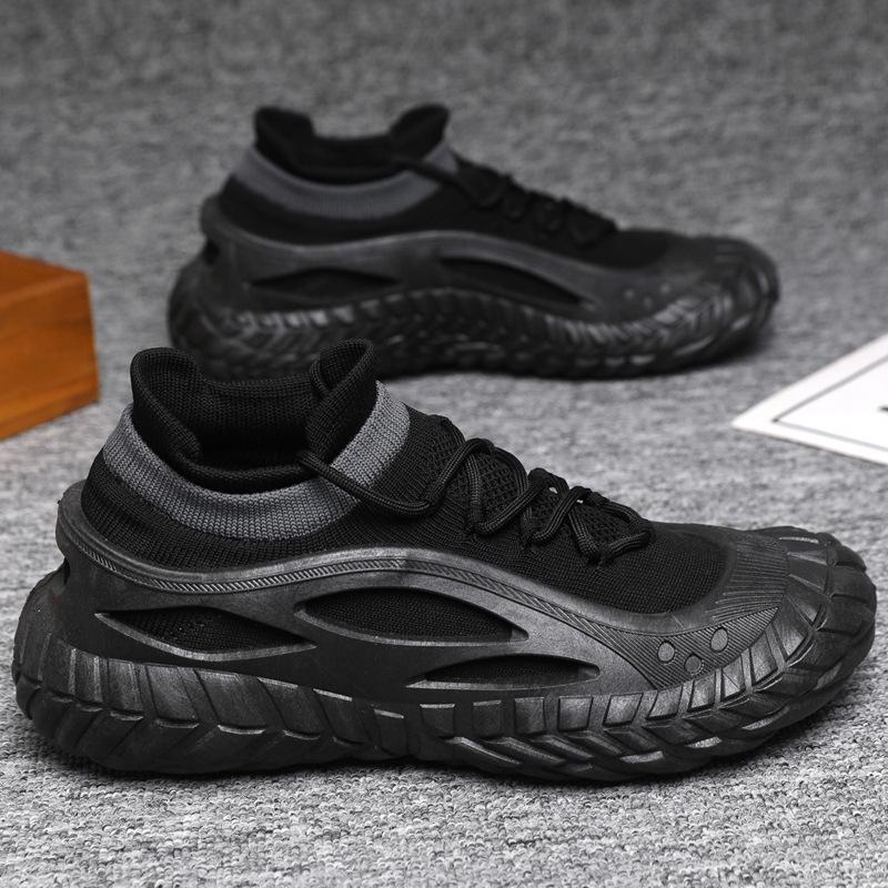 Летающая плетеная мужская обувь весна и лето новая модная универсальная спортивная повседневная обувь ленивая обувь