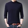 Soft and Fashionable Sweatwear Mens Anti-pilling High Quality Knitted Turtleneck Sweater Slim Fit Long Sleeve Pullover Solid Color Trend Men Clothing