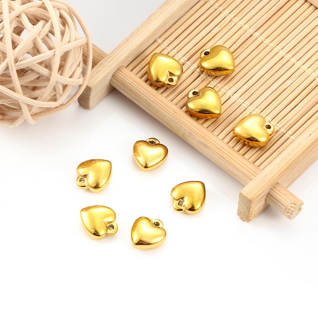 Necklace Pendant Bangle Anklet Romantic Heart Shaped Pendants Hanging Decoration Handmade Handicraft Accessories