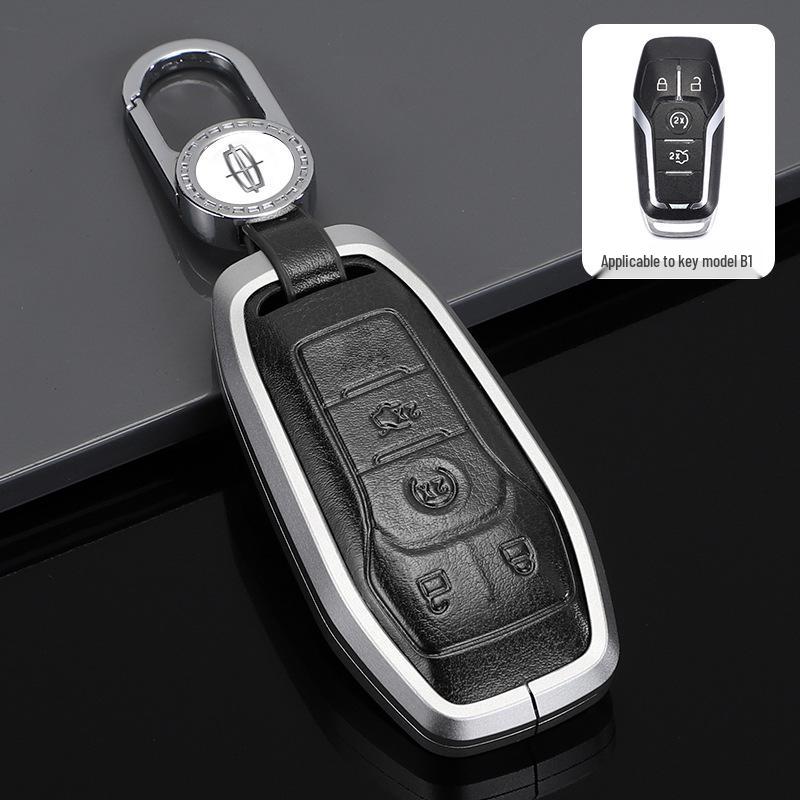 Защитный чехол для ключа премиум-класса для моделей Lincoln MKC, MKZ, MKX 2014-2017 годов - Дизайн унисекс