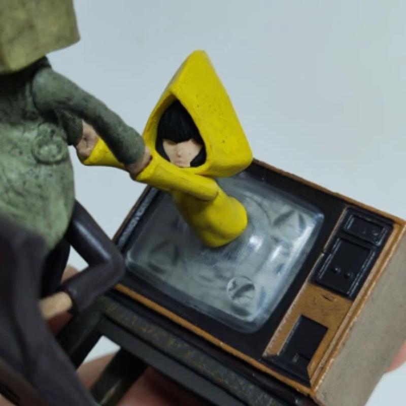 Little Nightmares II Аниме Игровая Фигурка Шесть Моно Фигурка Действия Модель Игрушки Мультяшный Персонаж Украшение Коллекция Хэллоуинские Подарки