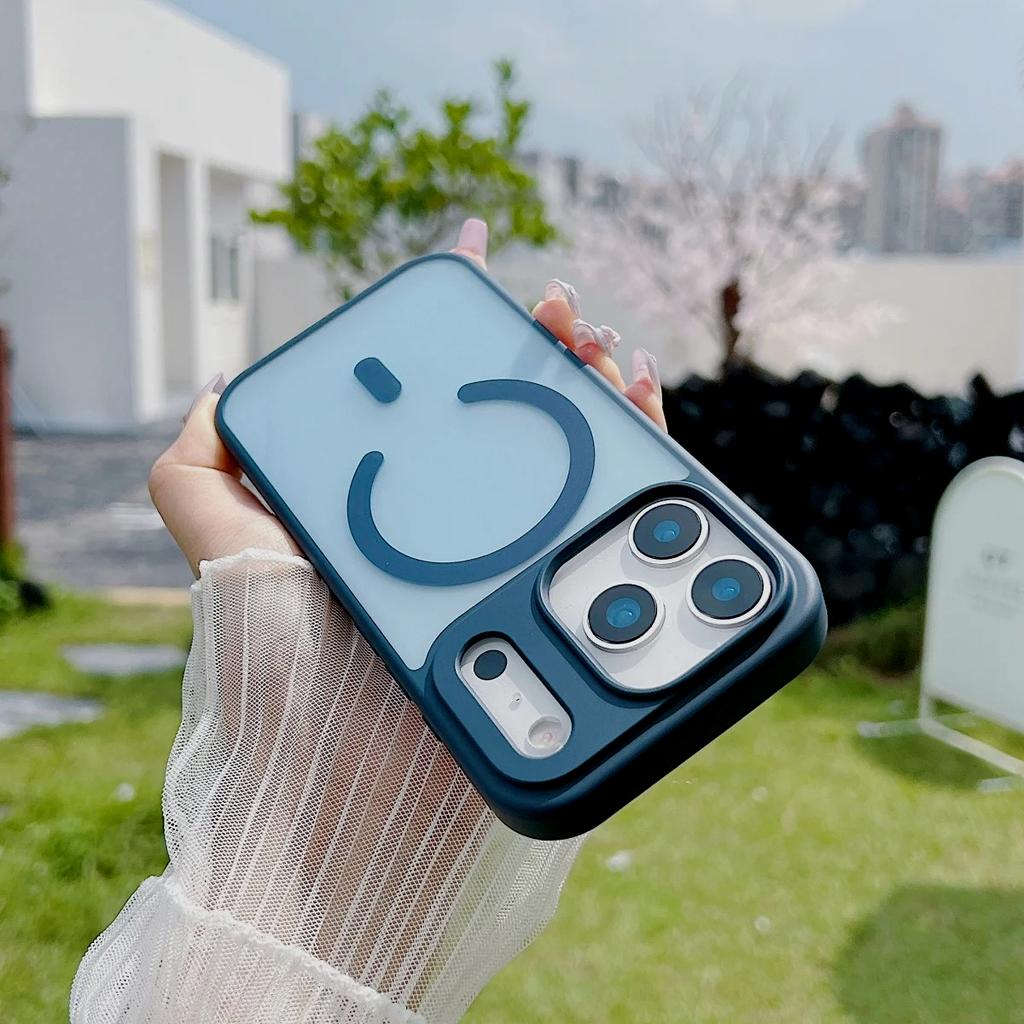 Новый противоударный матовый полупрозрачный чехол MagSafe для iPhone 17, 17 Air, 17 Pro, 17 Pro Max с магнитной беспроводной зарядкой.