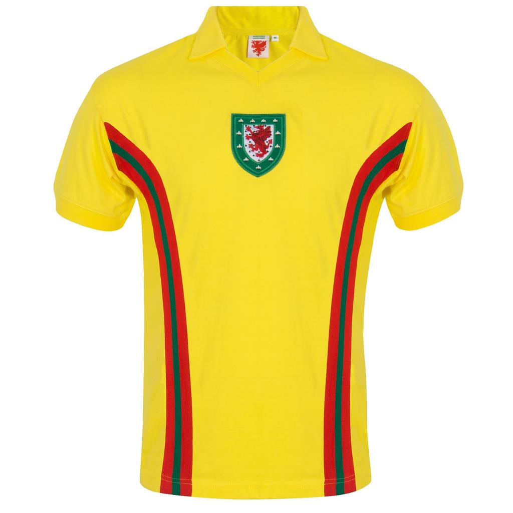 FA Wales Mens 1976 John Toshack Retro Away Shirt
