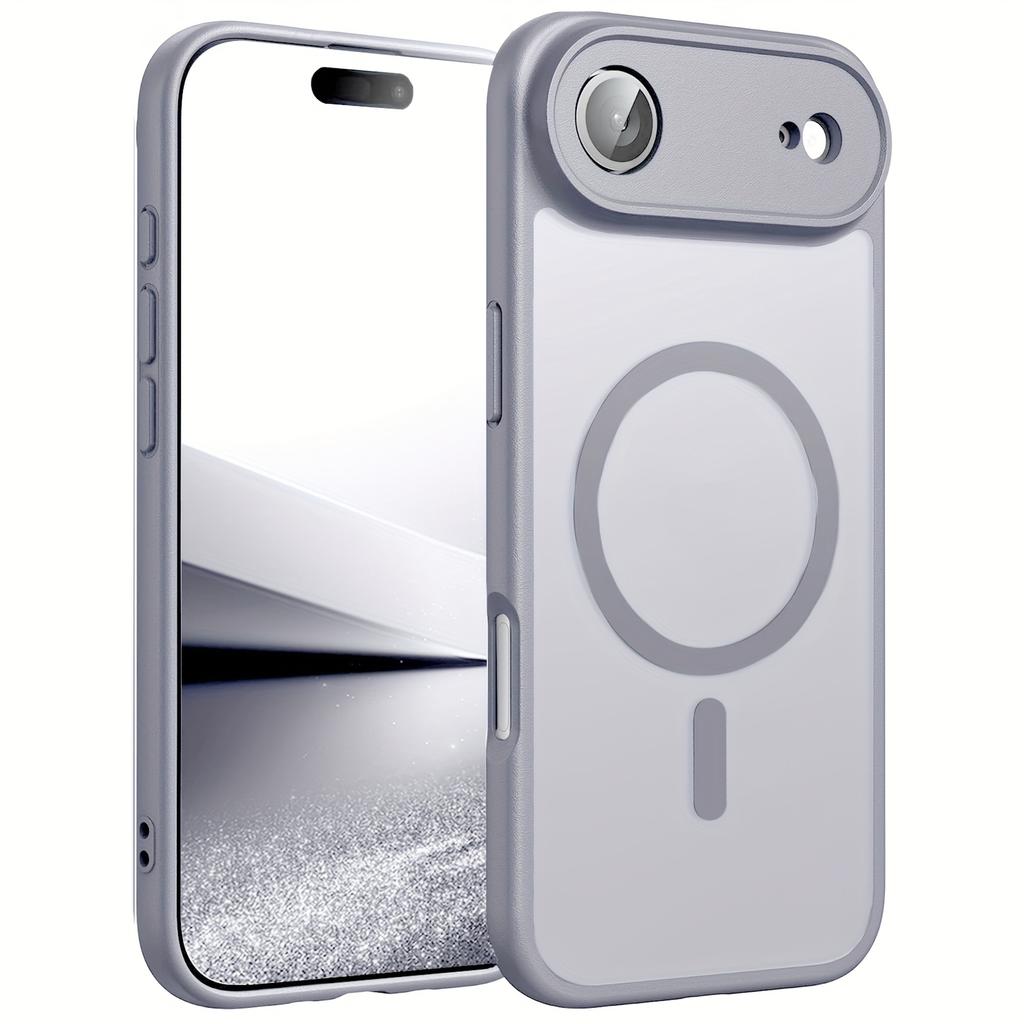 Магнитный Матовый Полупрозрачный Чехол Для iPhone 17 Air 16 16e 15 14 Plus 13 12 11 Pro Max Телефон Беспроводная Зарядка Magsafe Жесткая Крышка