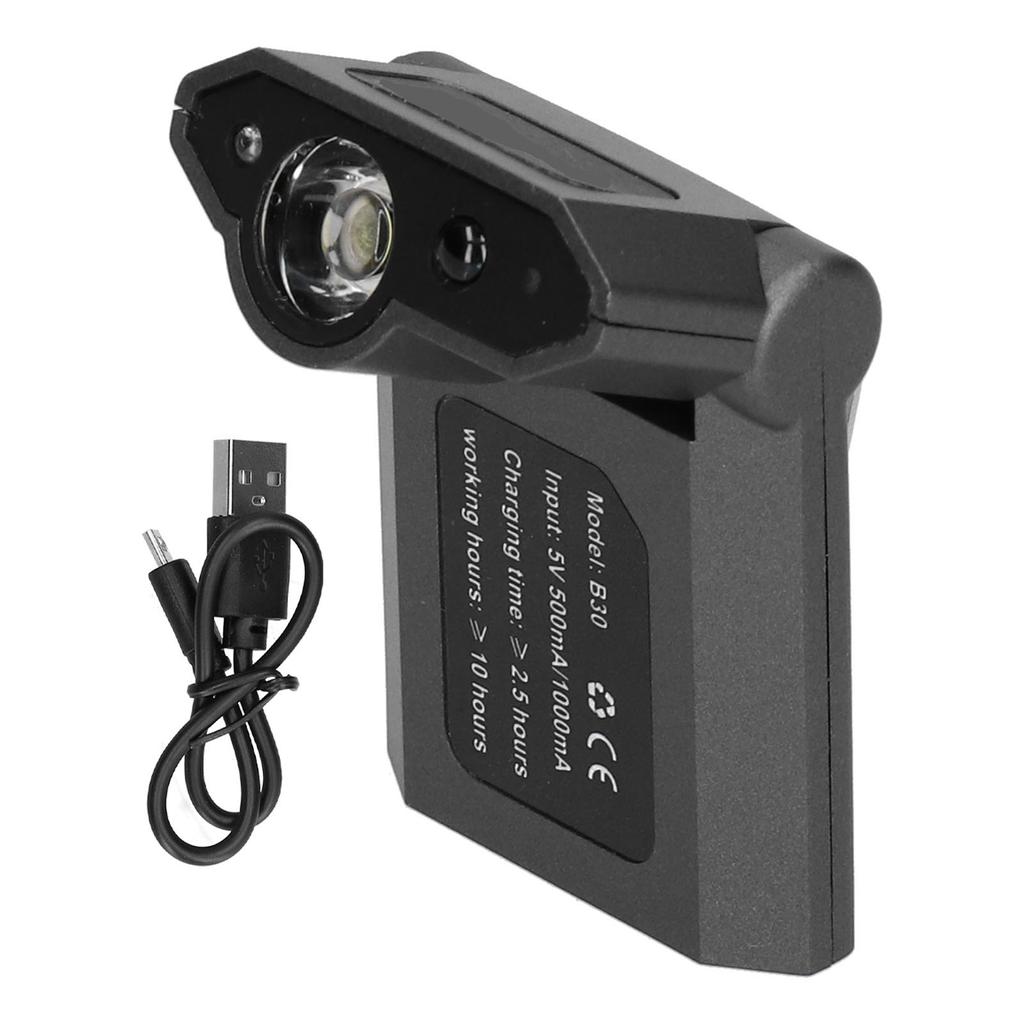 Cap Light LED Headlamp Gesture Sensing Clipon Hat Light for Camping Fishing Mountineering Hiking