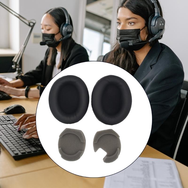 1Pair Replacement Foam Ear Pads Cushion Cover for  WH-1000XM4 Headphone Earmuff Headset Sleeve