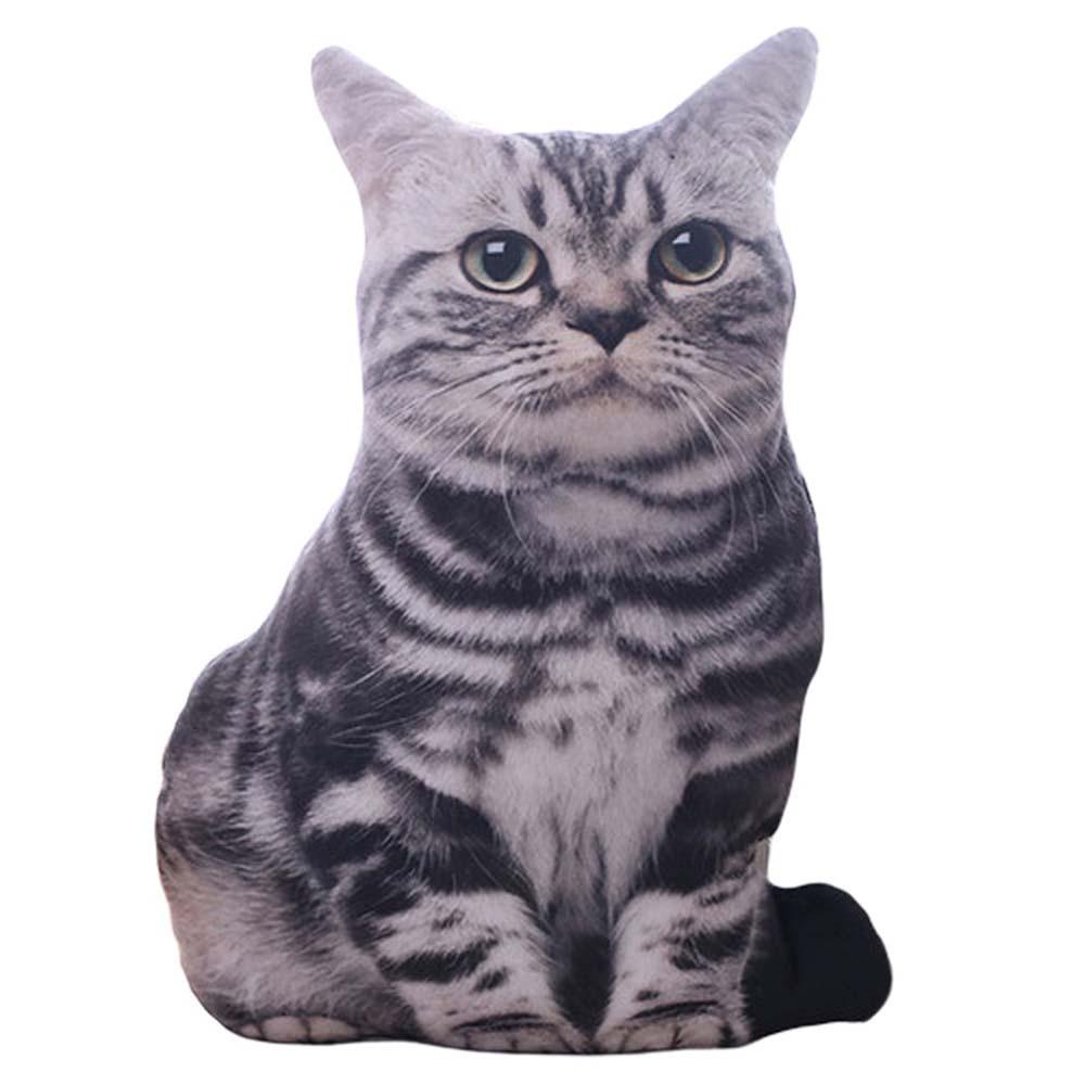 3D Home Decorative Napping Neck Protection Sleep Cat Shape Pillow Home Textile Throw pillow Cushion