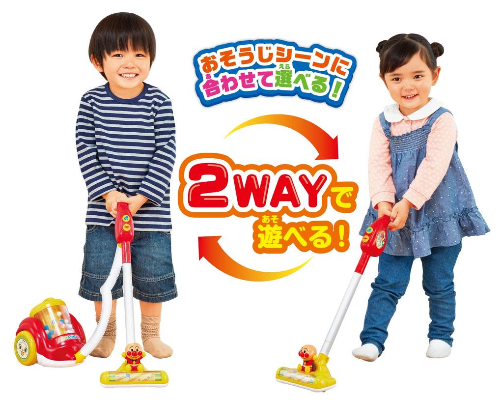 Anpanman 2WAY говорящая уборка