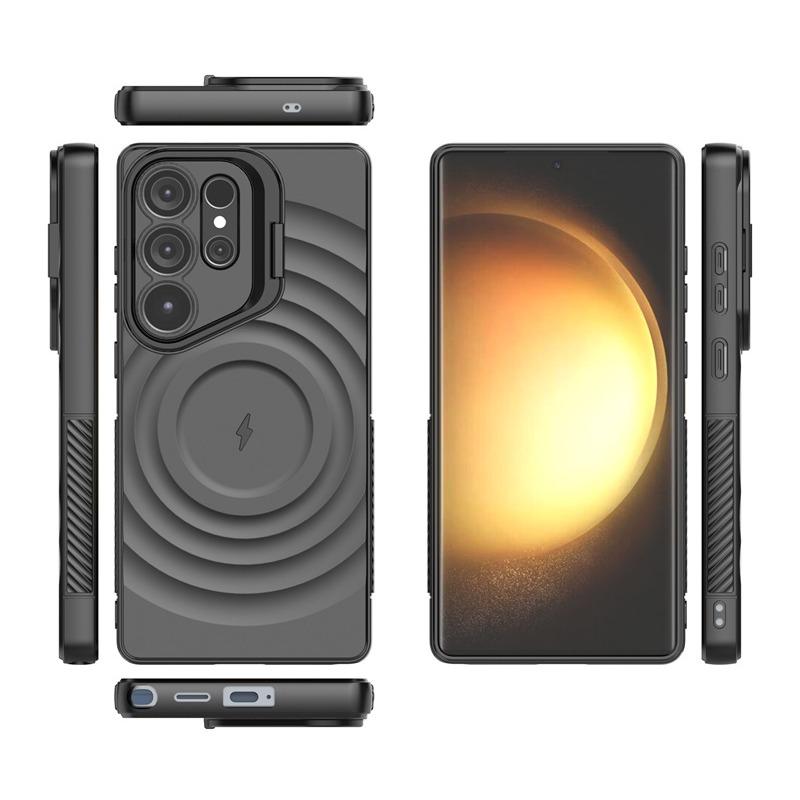 Новые магнитные подставки подходят для противоударного чехла Samsung S25 Ultra, гофрированного защитного чехла S25 Plus