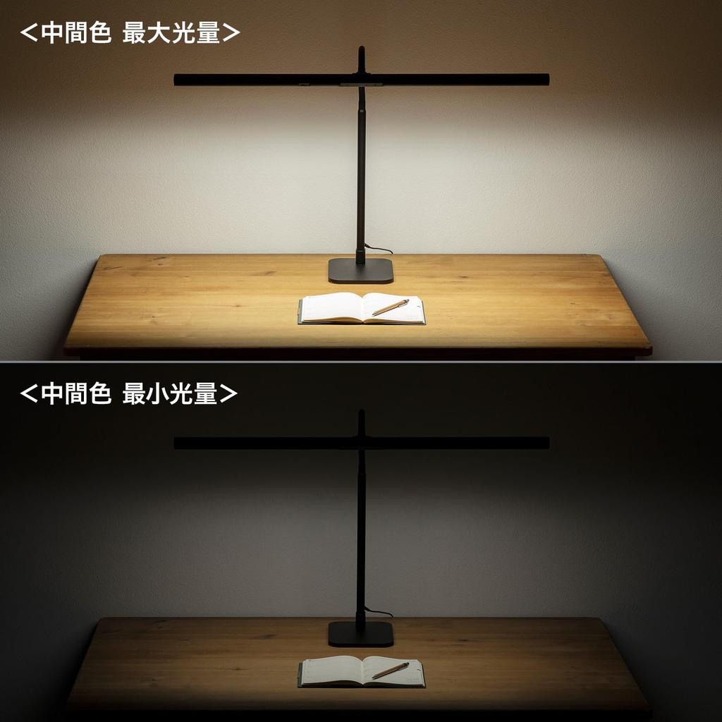 Sanwa Supply LED Desk Arm Light/Flexible LED-DESK3BK