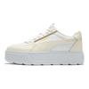 Puma Karmen Re Нескользящие Амортизирующие Износостойкие Низкие Кеды для Скейтбординга Женские Кроссовки Белые 387212-08
