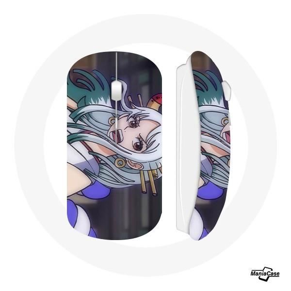 Беспроводная мышь - MANIACASE - One Piece Ямато - Совместима с Mac и ПК - WiFi USB-ключ - Белый