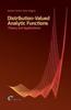 Книга Distribution-Valued Analytic Functions - Theory and Applications