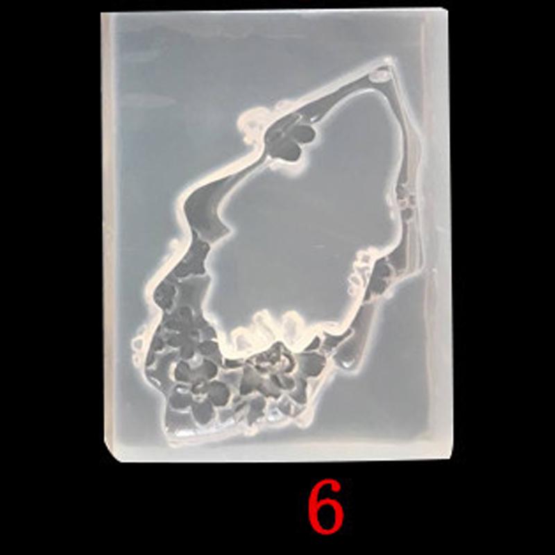 Форма для торта кристалл эпоксидная уф-клей имитация нефрита гирлянда с отверстием кулон аксессуары ручной работы плесень