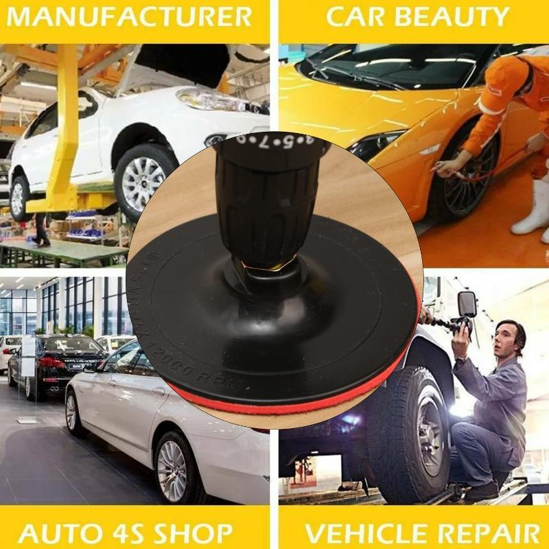 Hexagonal Nut Self-Adhesive Polishing Disc Sand Disc Angle Grinder Sandpaper Grinding Pads Drill Attachment Abrasive Tool