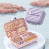 Аптечка Контейнер для таблеток Дорожная коробочка для таблеток Маленький футляр для таблеток Держатель для лекарств Шкатулка для хранения украшений