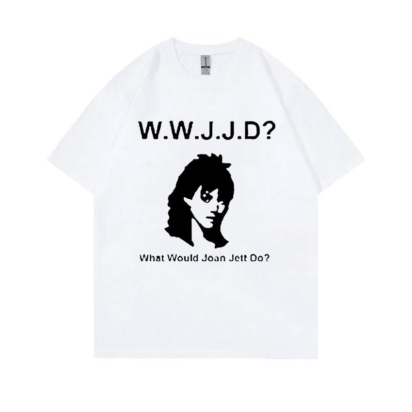 Rock Punk Band Bikini Kill Kathleen Hanna What Would Joan Jett Do Same Style Tshirt Feminist Riot Grrrl Unisex Oversized Tshirt