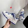 Модные мужские кроссовки контрастных цветов, легкие туфли на плоской подошве, женские уличные роскошные мужские кроссовки с узором в виде сердца для женщин 2024