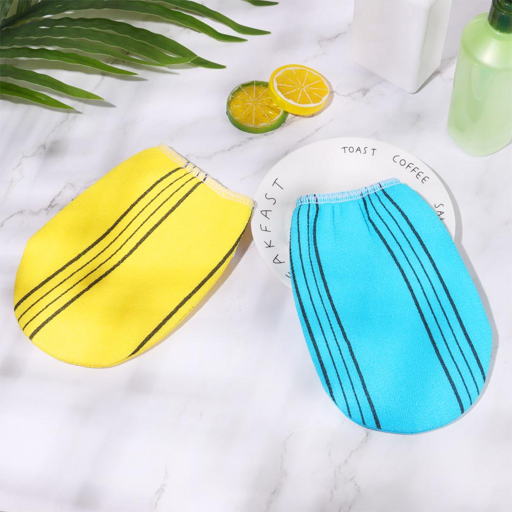 Smooth Skin Cleaner Viscose Fiber Body Rub Shower Scrubber Bath Glove Exfoliating Towel