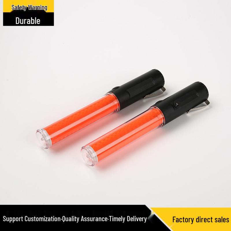 Rechargeable 26CM Flashing Traffic Control Baton and Fluorescent Concert Stick