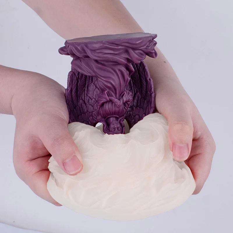 3D Рождественская елка Свеча Силиконовая форма Сделай сам Украшение для рождественской вечеринки Формы для изготовления ароматерапевтического гипса Домашнее украшение Подарки