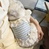 Breathable Pet Lace Skirt Thin Cat Checkered Clothes Casual Style Pet Dog Vest  Summer Season
