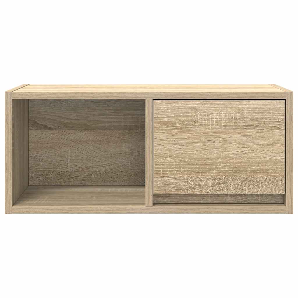 TV Cabinet in Sonoma Oak 60 x 31 x 25.5 cm Particleboard