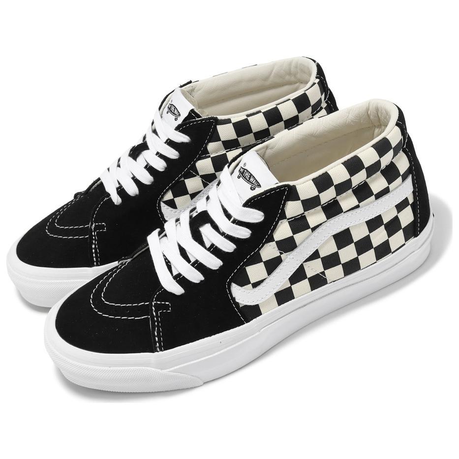 Vans Sk8-Mid Reissue 83 LX 'Checkerboard - Black' Men's VN000CQQ2BO