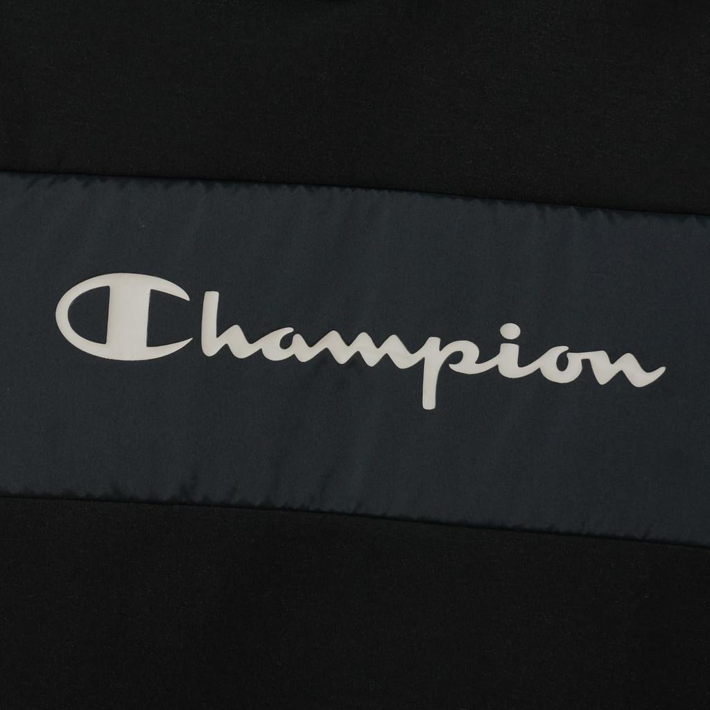 Champion Tech Weave 3LS Hooded Long Rubber Training Sweatshirt, Sleeve, Stretch, Warm, Print, Shirt, C3-CS110-090-L