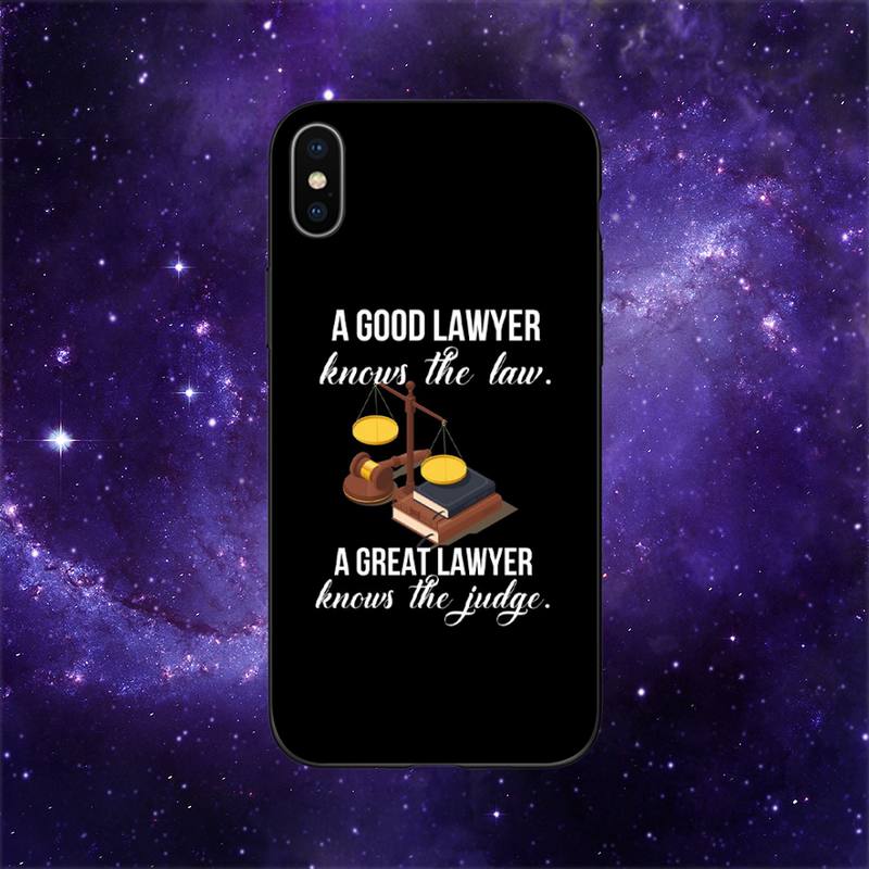 Чехол для телефона Law Lawyer Judge Justice для iPhone 11 12 Mini 13 14 15 Pro XS Max X Plus SE XR Shell