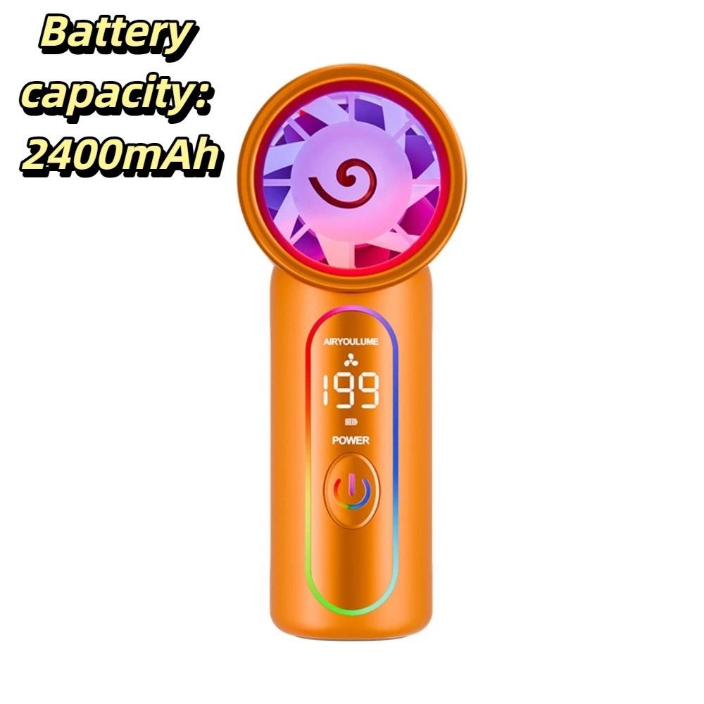 Lightweight Mini Handheld Fan Mini Size USB Rechargeable Portable Fan Powerful Turbo Airflow Compact Design Powerful Turbo Fan